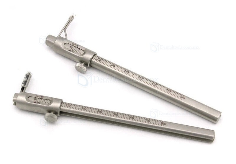 Dental Orthodontic Sliding Caliper 0-80mm Implant Measuring Gauge Scale